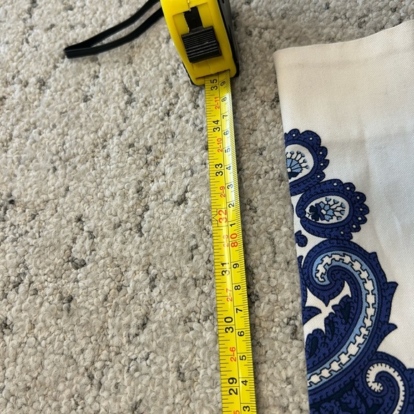 Zara size 2 NWT wild paisley pattern chino pants- super fun - Picture 10 of 14